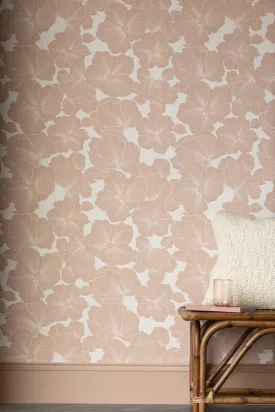 Rockett St George Bohemian Bloom Blush Wallpaper