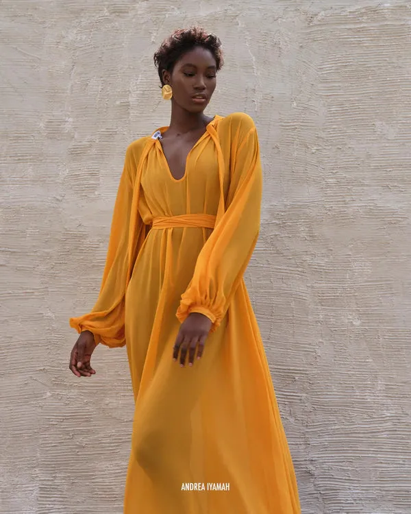 Sade Cover-up Marigold Dress