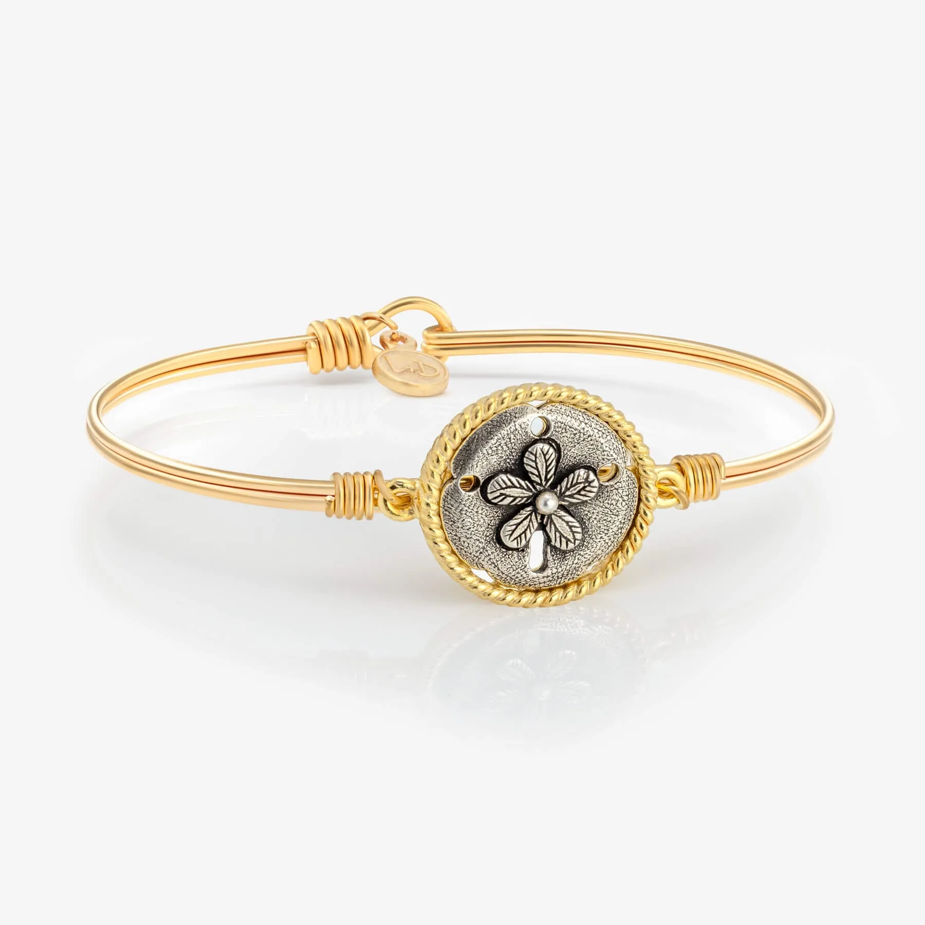 Sand Dollar Bangle Bracelet