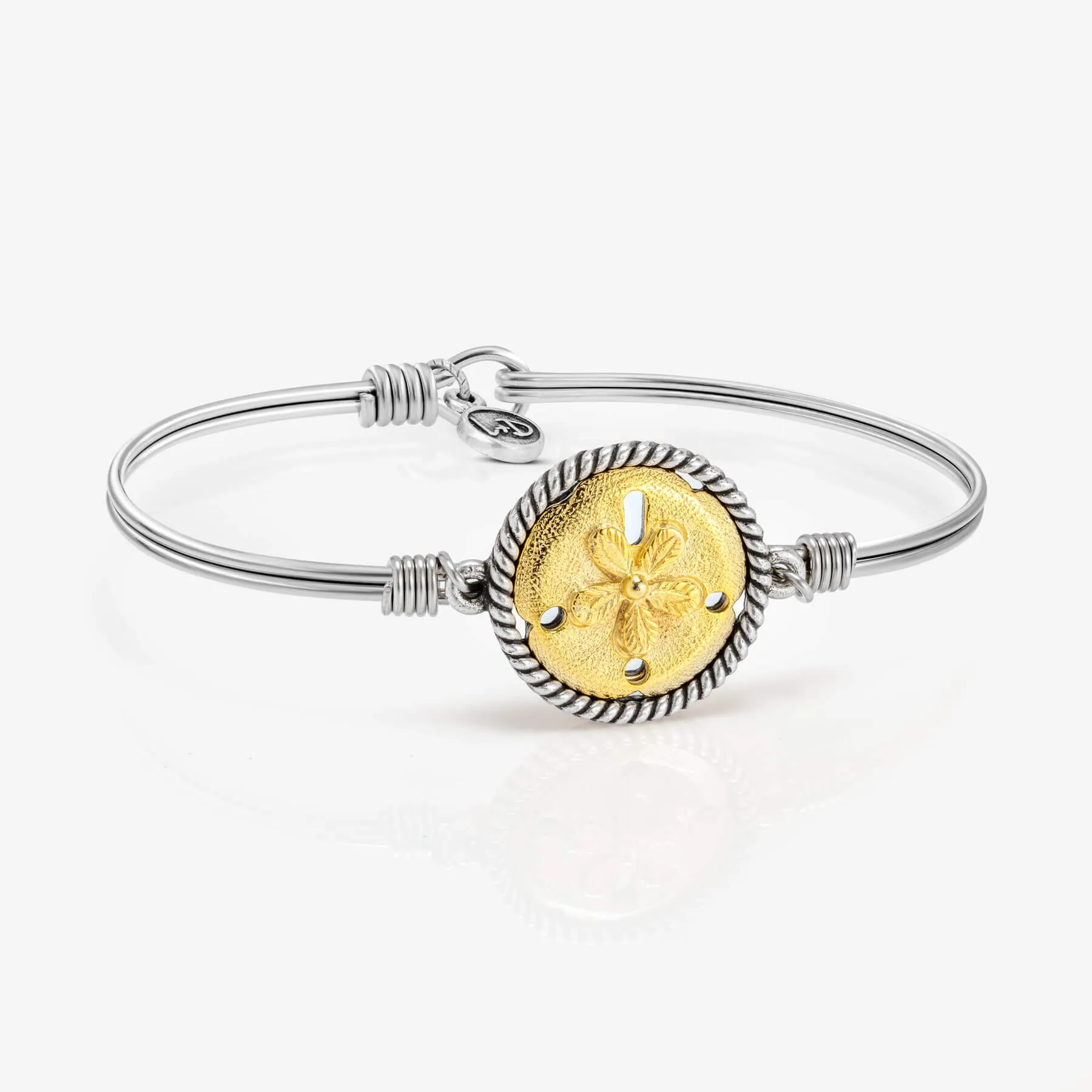 Sand Dollar Bangle Bracelet