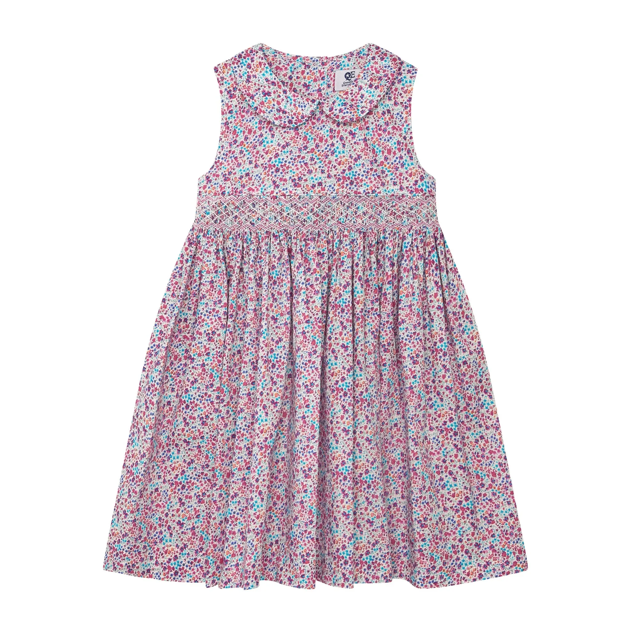 Smocked Girls Dress - Paris