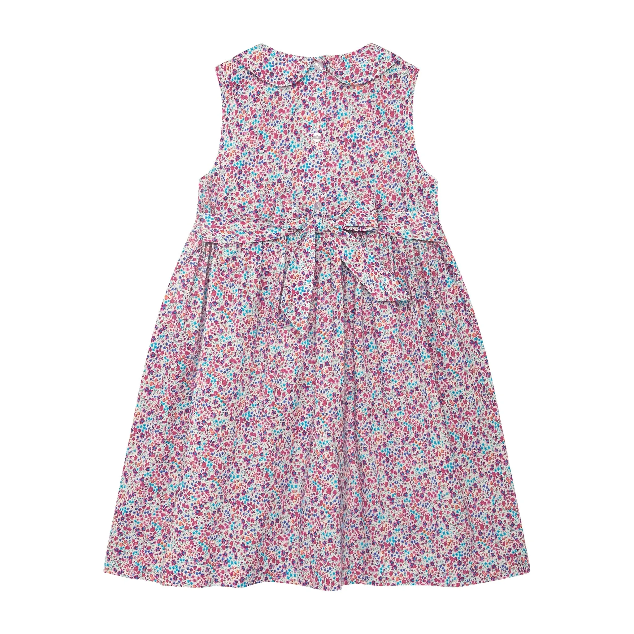 Smocked Girls Dress - Paris