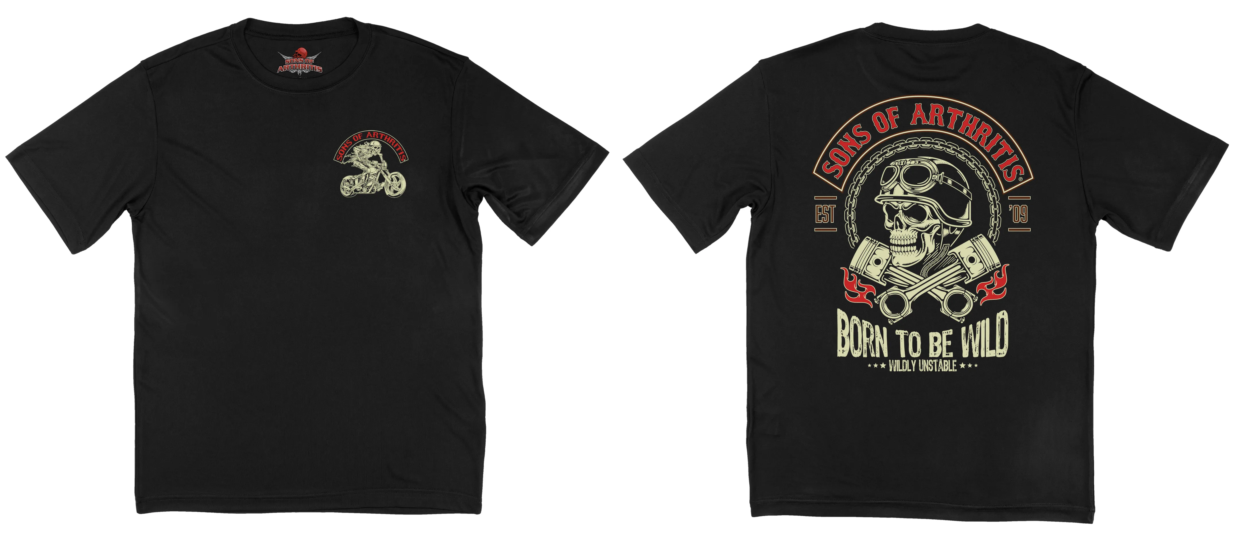 Sons of Arthritis Unstable Chapter - Black (See More Styles)