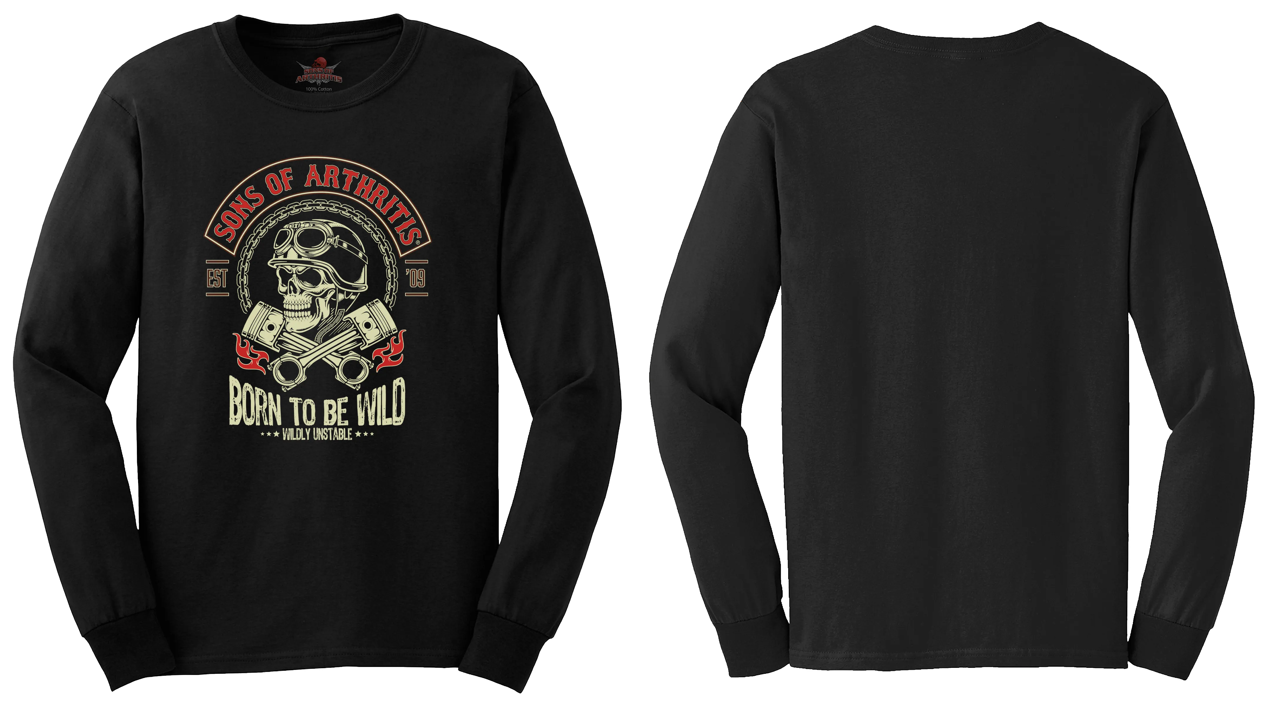 Sons of Arthritis Unstable Chapter - Black (See More Styles)