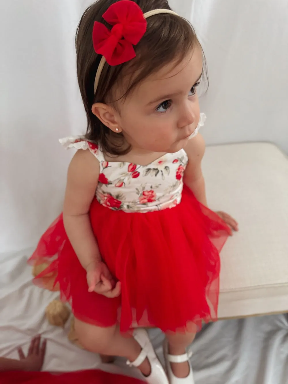 Stella Rose Bow - Red