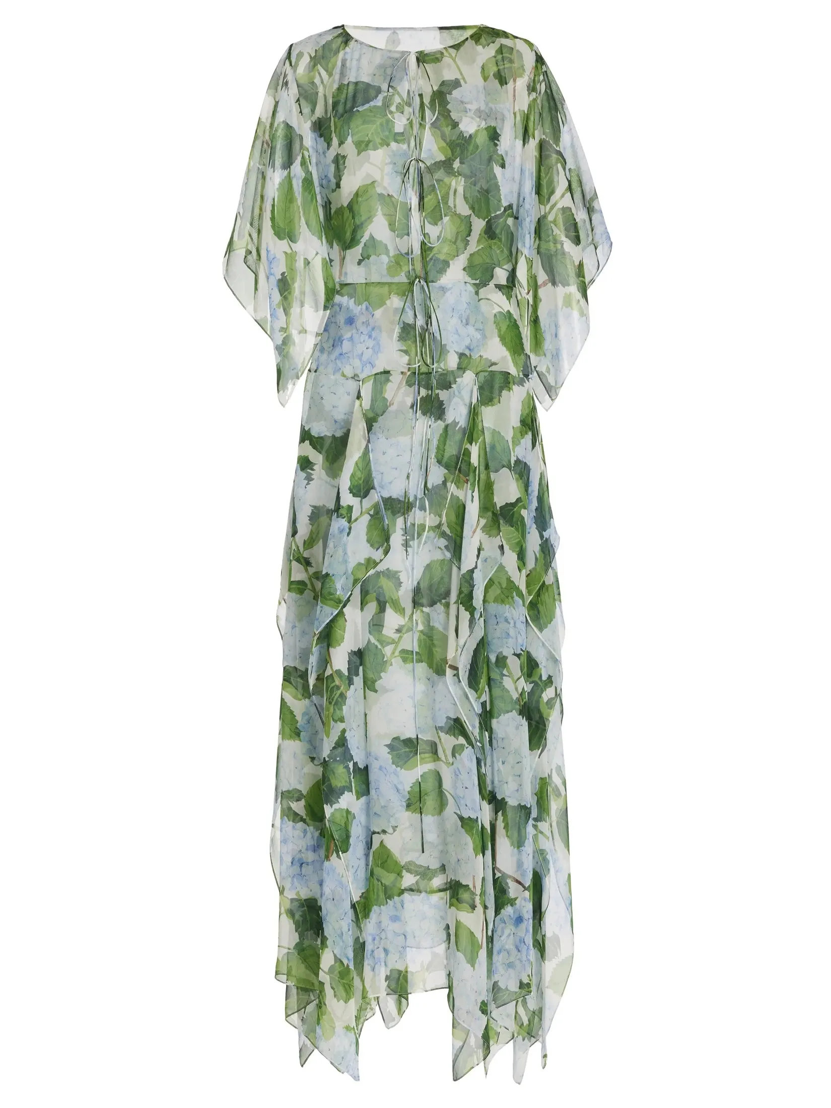 Women’s Bateau Hydrangea Chiffon Dress