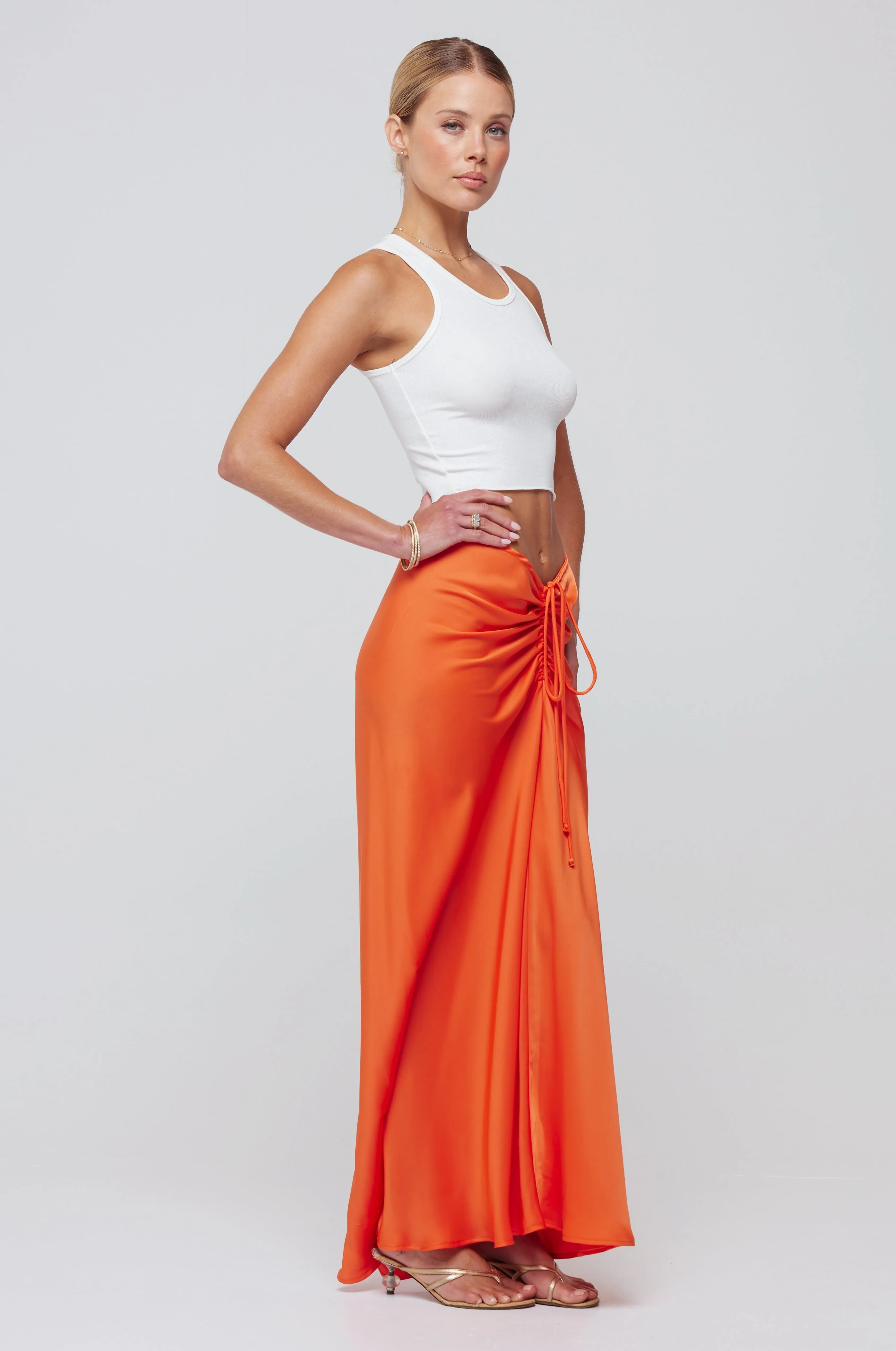 Ziggy Skirt in Papaya